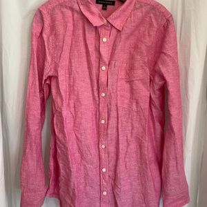 NWT Banana Republic Linen Button Down